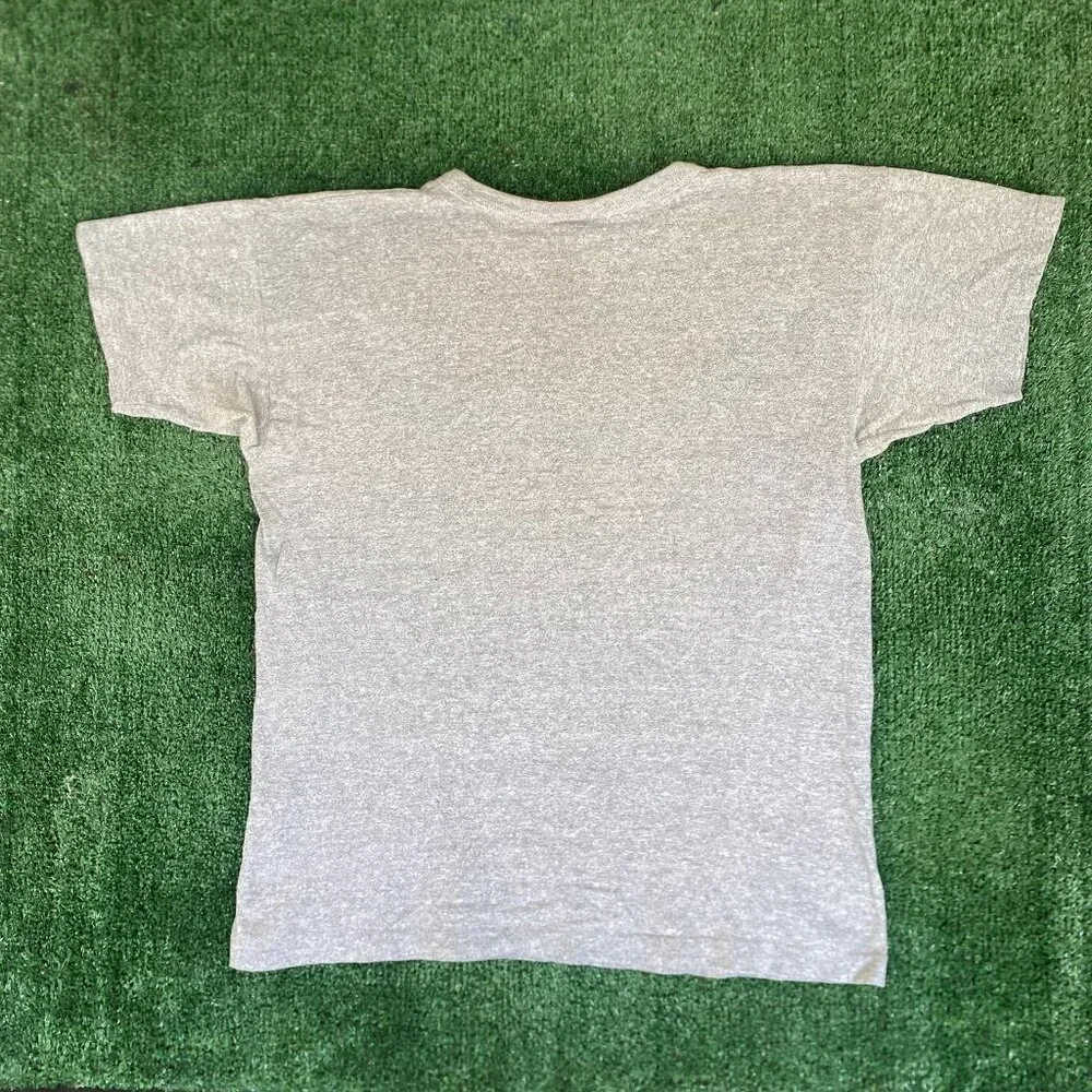 Vintage 90s Champion University Notre Dame T-Shirt Gray L Single Stitch College - Picture 5 of 5
